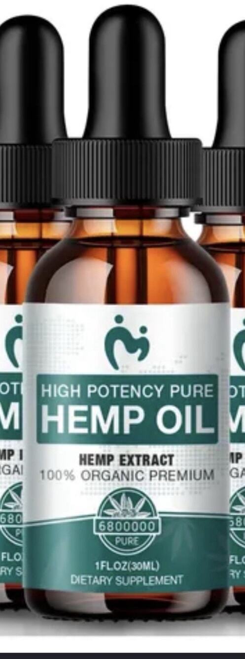 Hemp Drops Organically Grown Hemp Oil Drops No GMO Vegan Omegas Natural Potent